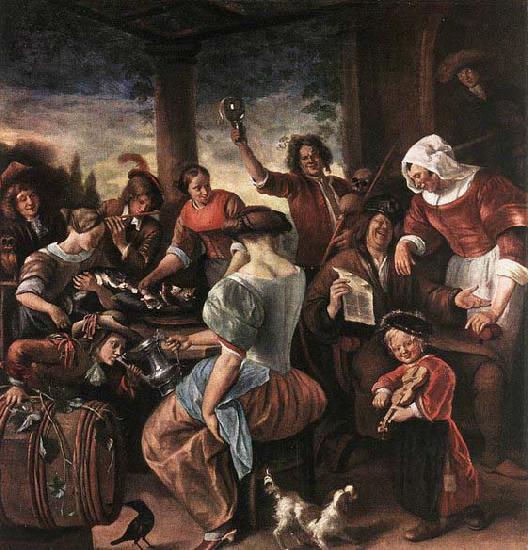 Jan Steen A Merry Party oil painting image